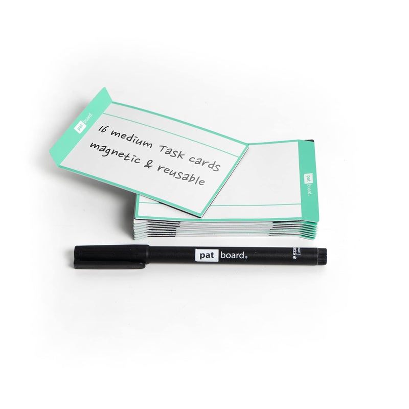 PATboard Scrum Board and Kanban Board Medium TASKcards Magnetic - Mint Green - Image 2